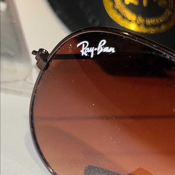 Ray-Ban Gradient Brown Aviator Sunglasses - Picture 3 of 10